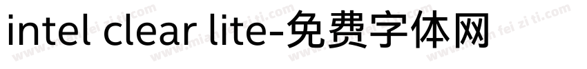 intel clear lite字体转换